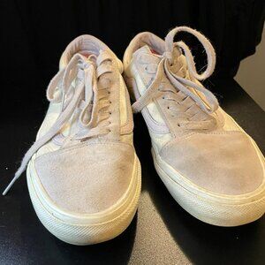 Suede old skool purple vans